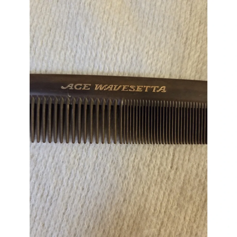 Vintage ACE‎ Hard Rubber Comb Lot – Wavesetta, Stylist, Fine Tooth – Barber...